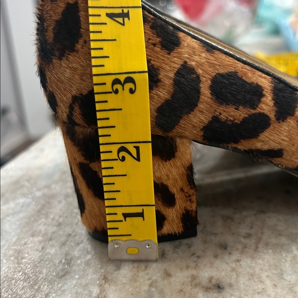 Talbots animal print heels size 7.5M Brown & Black - Picture 13 of 13